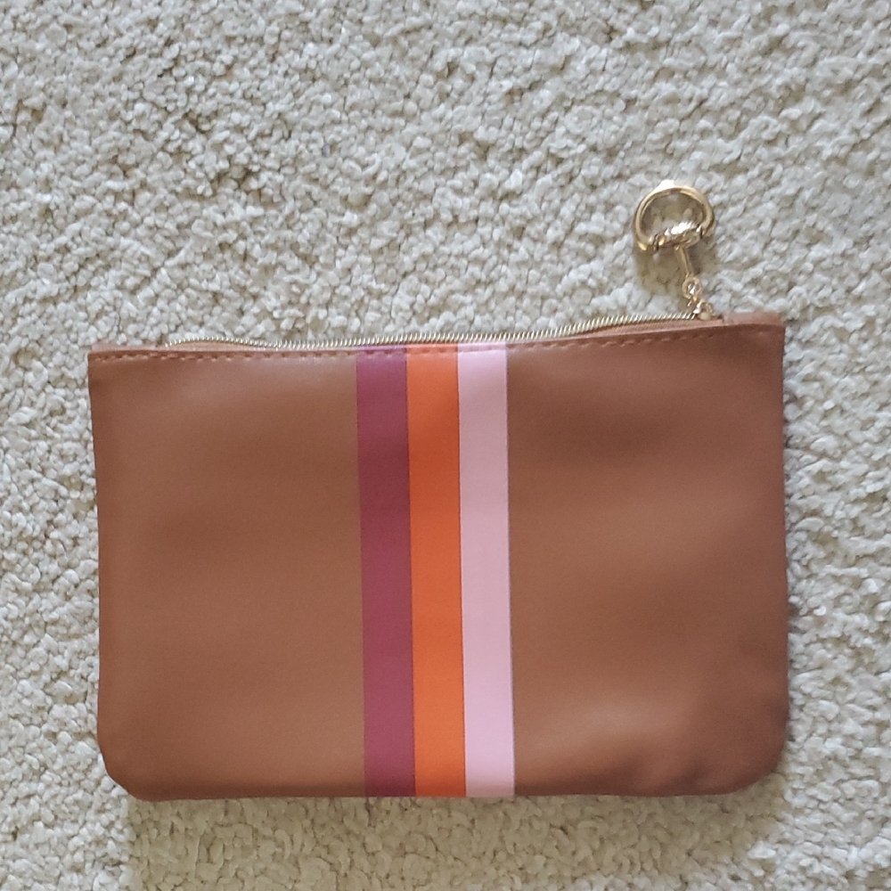 FREE with purchase Ipsy Brown Makw-up Bag